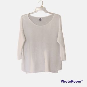 Old Navy Cream Sweater Size XL